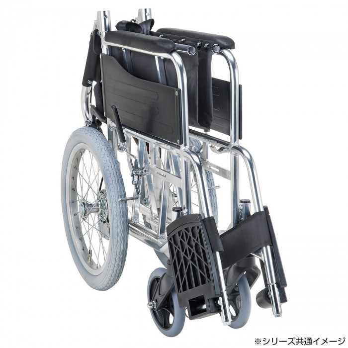 スタンダードモジュール 車いす 介助式・背折れ 緑チェック SMK30