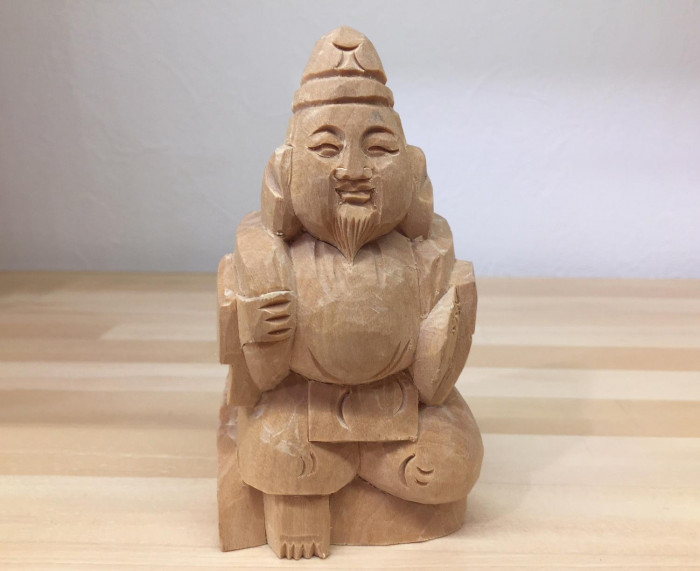 神棚の里 二福神 木彫リ 恵比寿様 大黒様 神具 置物の説明 - 通販