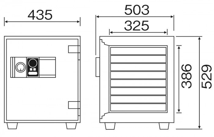 ダイヤセーフ 家庭用耐火金庫 カード式 RC52-8 :ab-1673259