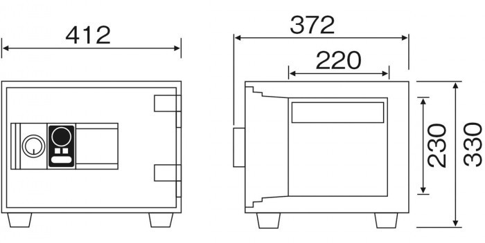 ダイヤセーフ 家庭用耐火金庫 カード式 RC30-4 代引き不可 : t3ab