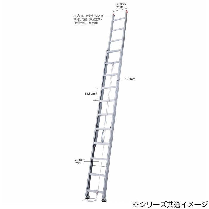 感謝価格 K.T.store長谷川工業 Hasegawa 2連はしご HD2-2.0-64 6.43m ...