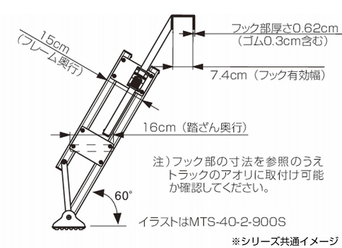 多目的階段 マルチステッパー40cm幅 MTS-40-3-1200S 34625