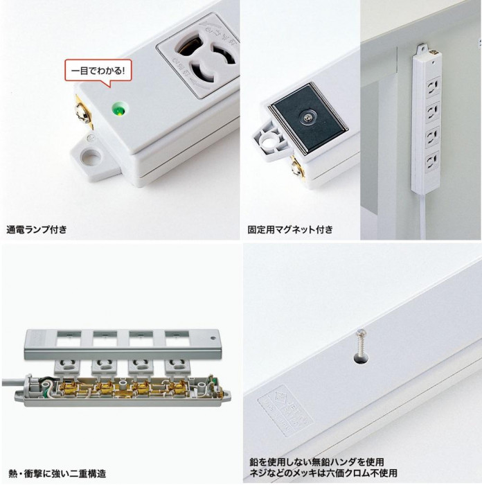 まとめ得 工事物件タップ TAP-KS4-3 x [3個] /a