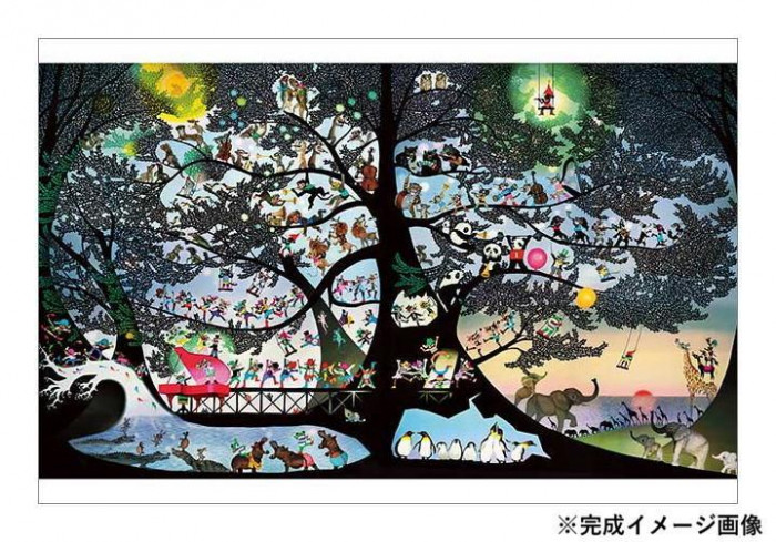 ジグソーパズル 藤城清治 生きるよろこび2011 1000-830 : 家具プラザ