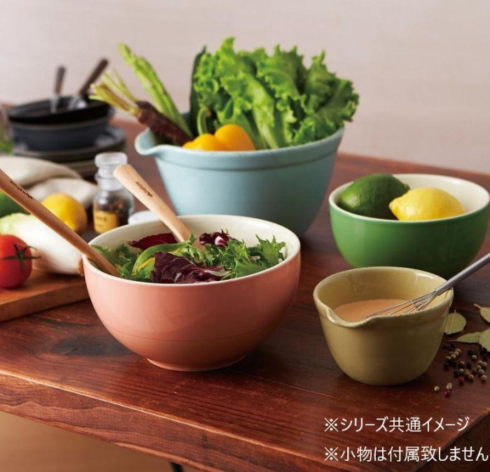 ミキシングボウル セット 陶器製 調理ボウル 4サイズ 電子レンジ 食洗