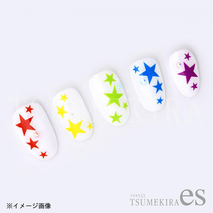 ジェルネイル・ネイルシール n. TSUMEKIRA(ツメキラ) ネイルシール es Star カラフル ES-STR-401