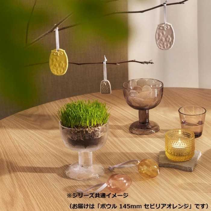 【未使用】イッタラ　ミランダボウル　セビリアオレンジ　グリーン A） Iittala イッタラ ミランダ ボウル 145mm セビリアオレンジ
