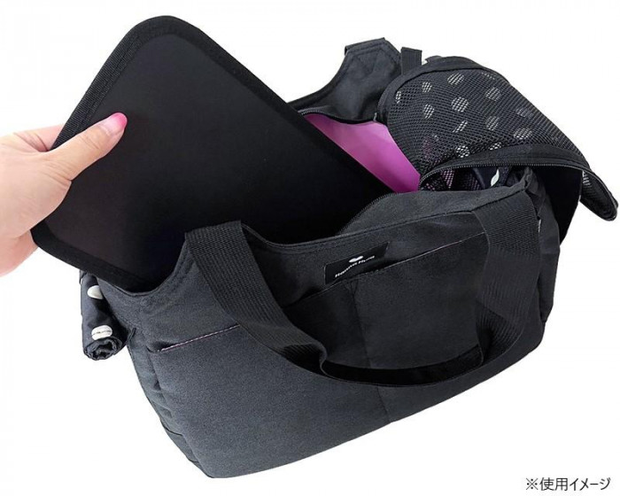 Hanna Hula(ハンナフラ) 2WAYキャリーバッグ S ブラック CDG-2CR-BLK-S