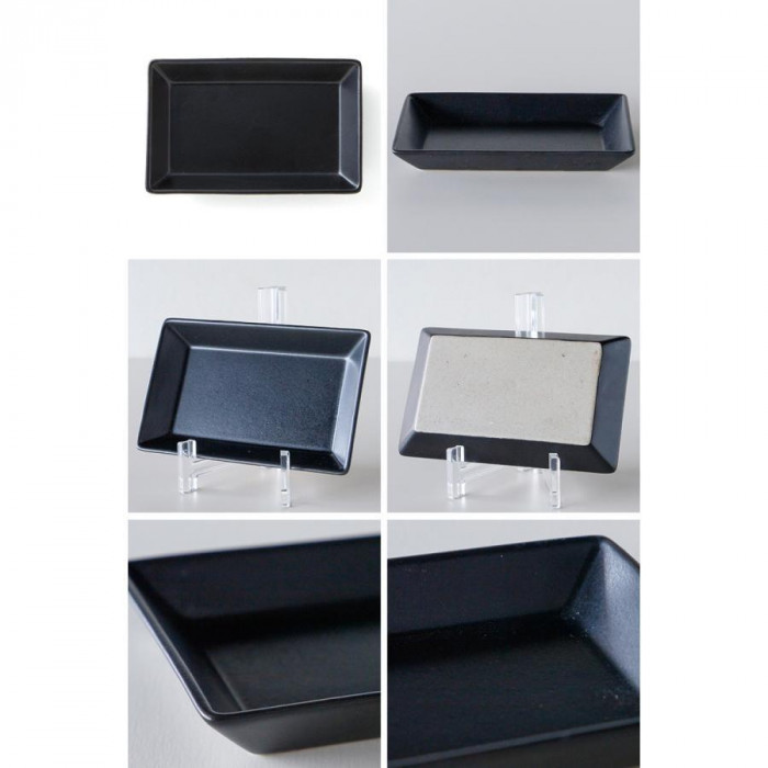 KASANE カサネ レクタングルプレートM BK T-937709 : なないろモール