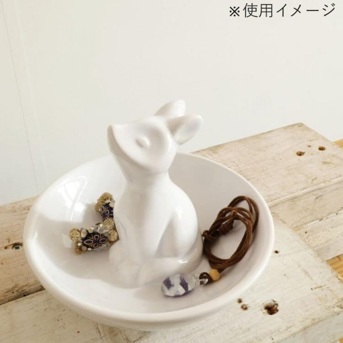 山水画の陶器小物入れ 小物入れ 陶器トレイ キツネ 1502CNC007 : オーバーフラッグ - 通販