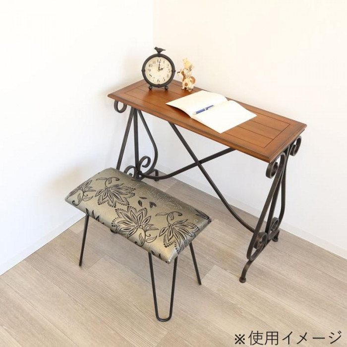 モダンスツール ベンチ 椅子 シルバー＆ゴールド 1901BRL002 代引き