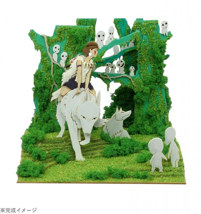 みにちゅあーとキット スタジオジブリminiシリーズ もののけ姫 精霊の