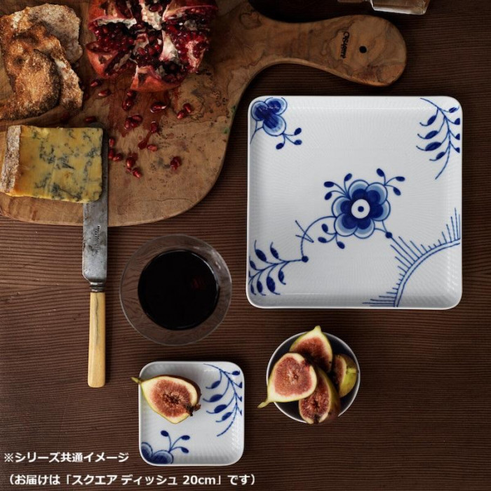 C） ロイヤルコペンハーゲン BFTD メガスクエアディッシュ 20CM 1P