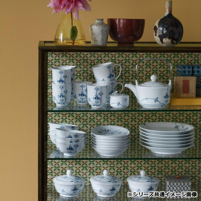 C） ロイヤルコペンハーゲン ブルーパルメッテ プレート10CM 5柄セット