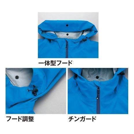 全天候型ジャケット オレンジ Sサイズ 防水 防風 透湿 ストレッチ
