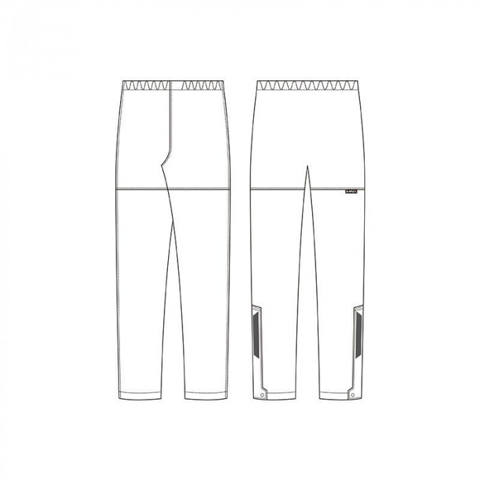 アイトス 全天候型パンツ(男女兼用) ブラック S 56318 代引き不可/同梱