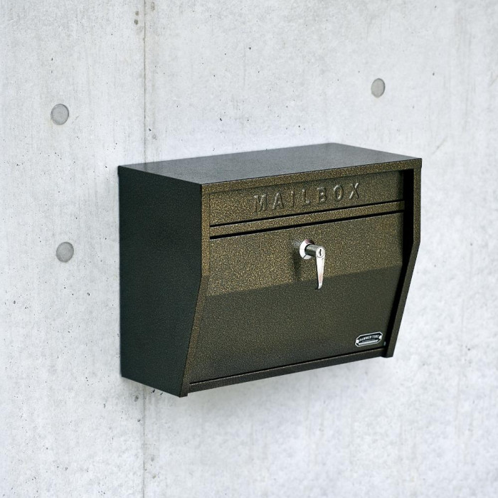 セトクラフト 壁掛けポスト ハンマートーン ブロンズ S24-0521-BZ