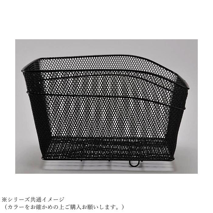 センタン工業 自転車カゴ 後ろ用脱着式メッシュバスケット 黒 RB-20BK