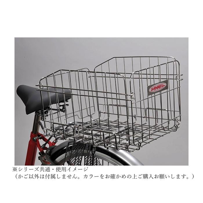 センタン工業 自転車カゴ 後ろ用 折りたたみ式バスケット ブラック SOT