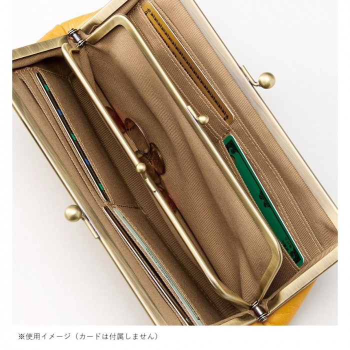 小田清 牛革親子がま口長財布 8184-18 5470-238 : QUOLI - 通販