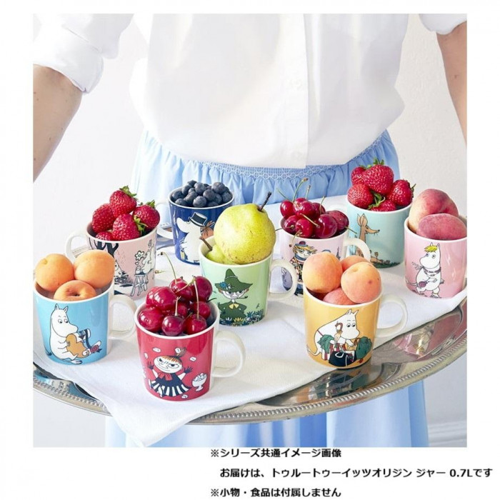A） Moomin ムーミン トゥルートゥーイッツオリジン 蓋付ジャー 0.7L