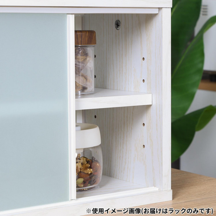 t.k.h！！！食器棚 カウンター上収納ラック 60幅 オークWH 52284 : KAIKENSHOP - 通販