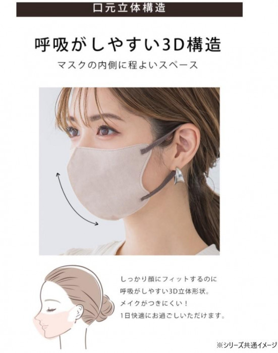 CICIBELLA 3D快息マスク ふつうサイズ 10枚入り オールドレース