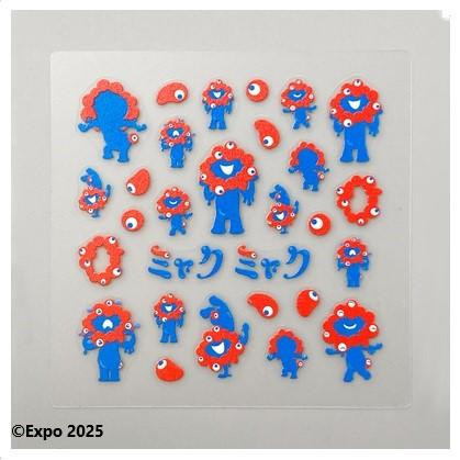 2025大阪・関西万博 ミャクミャク レジンシール BA-MYA-103