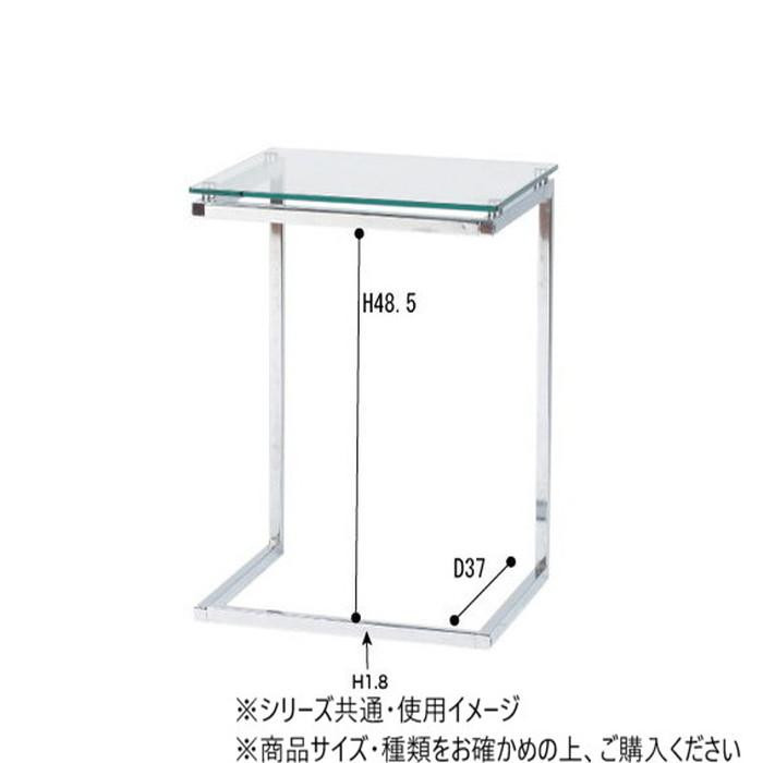東谷 サイドテーブル クリア PT-15CL 代引き不可/同梱不可 : お宝イー