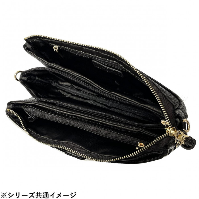 爆買 Pisoraro(ピソラロ) ハラコ ウォレットバッグ DALMATIAN PR239