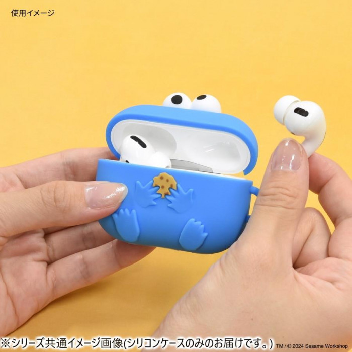 セサミストリート AirPodsPro(第2世代)/AirPodsPro対応シリコンケース