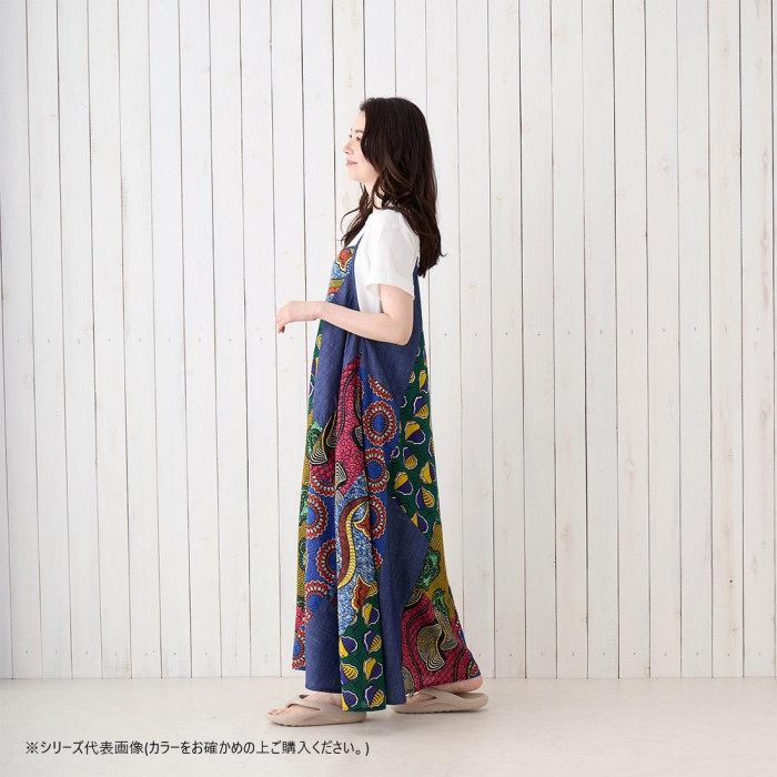 キャミワンピース アフリカン ブラック 11725262143 代引き不可/同梱