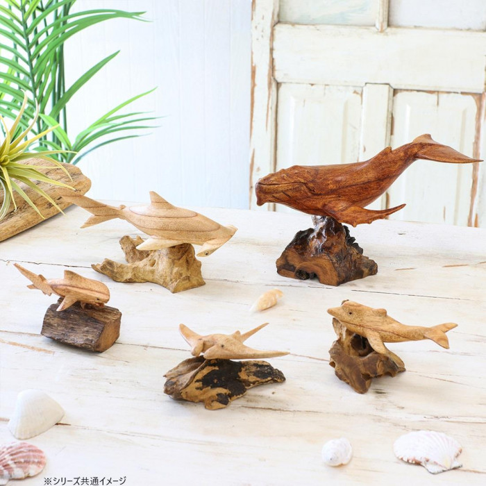 古木木彫 クジラ 10225806040 : シャイニングストア - 通販 - Yahoo