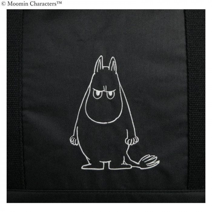 MOOMIN ムーミン トートバッグ 大 アングリームーミン ブラック