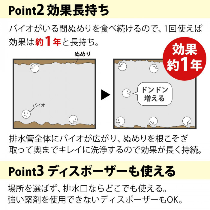 バイオがいる間はぬめりに効くので効果長持ち