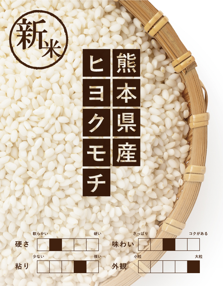 新米 米 もち米 精米30kg ヒヨクモチ 熊本県産 令和5年産 30kg