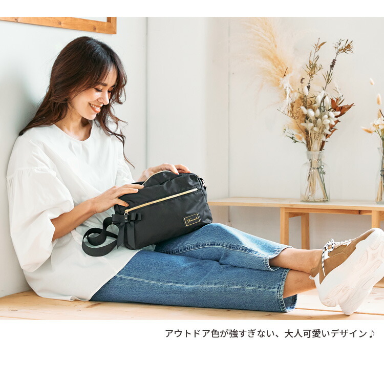 ショルダーバッグ レディース りぼん バッグ 通勤 通学 旅行 大人