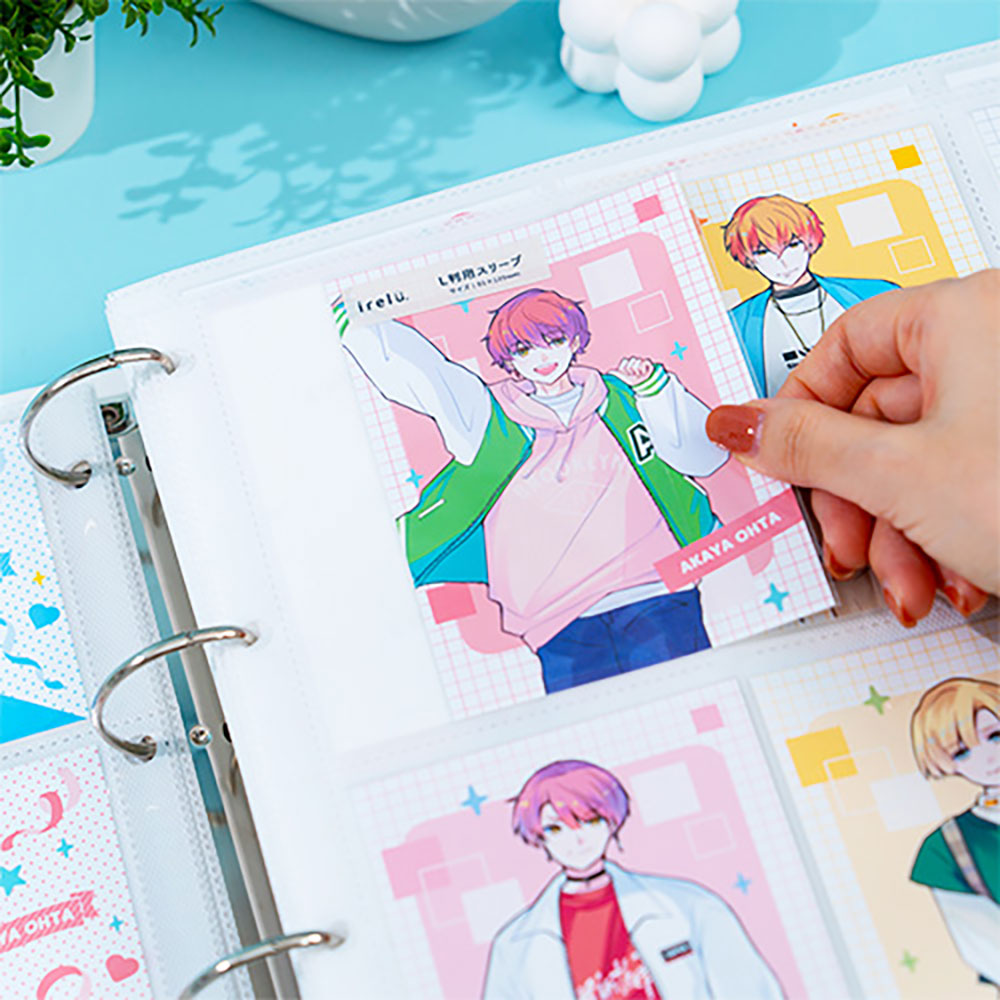 irelu】L判・タテ向き [イレールアルバムリフィル 6ポケット（両面