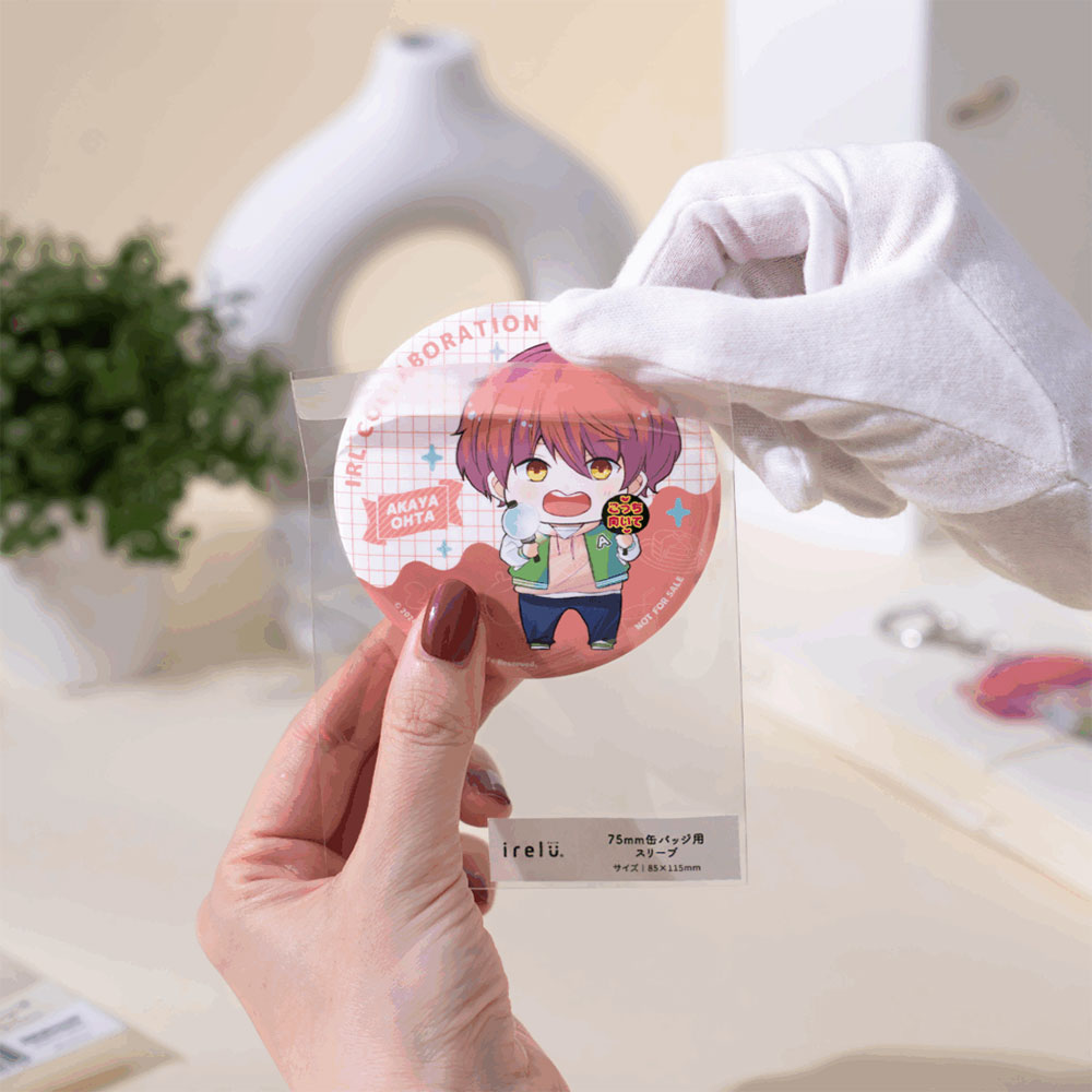 イレールスリーブ 75mm缶バッジ用