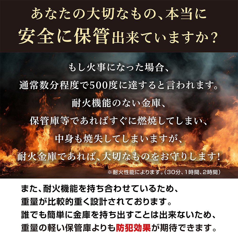 設置見積・事前問い合わせ必須】ダイヤセーフ 耐火金庫 D70 ダイヤル