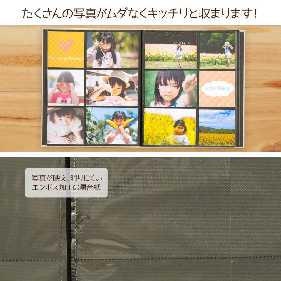 WEB限定品】ナカバヤシ ましかく+L判 スリムタイプ ポケット