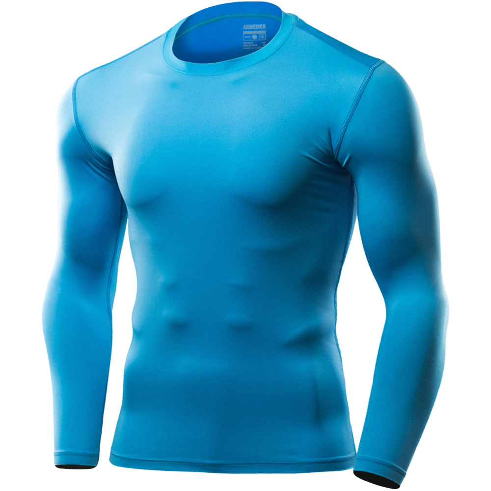 送料無料 ARMEDES アルメデス コンプレッション インナー Tシャツ 長袖 丸首 メンズ M-3XL 全10色 接触冷感 AR52 | ARMEDES | 08