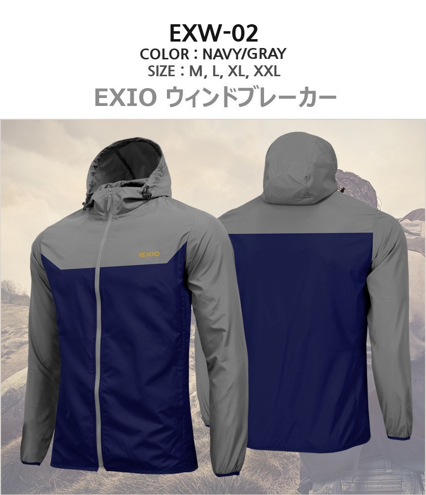 EXIO ウインドブレーカー ウィンドブレーカー アウター ジャージ