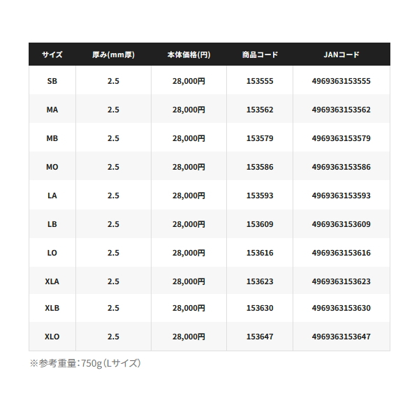 シマノ（SHIMANO） （26年3月新商品） スタンダードタイツ 2.5 FI-081Z
