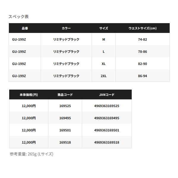 シマノ（SHIMANO） （26年9月新商品） リミテッド プロ ヒップガード