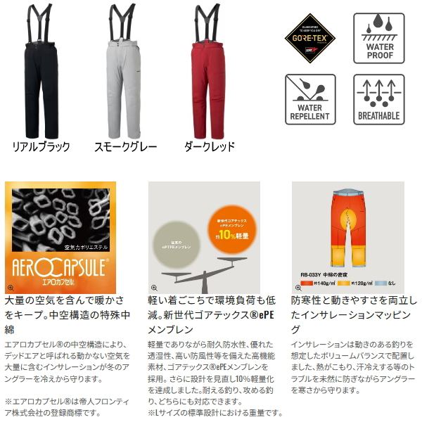 シマノ（SHIMANO） （26年9月新商品） ゴアテックス インサレーション
