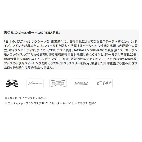 シマノ（SHIMANO） （送料サービス） （25年3月新商品） 25 ポイズン