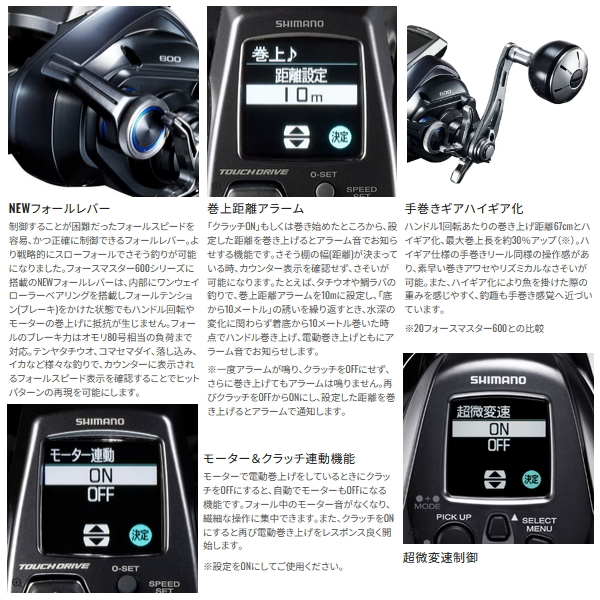 24フォースマスター601 シマノ ≪'24年2月新商品！≫ '24 フォースマスター 601(左