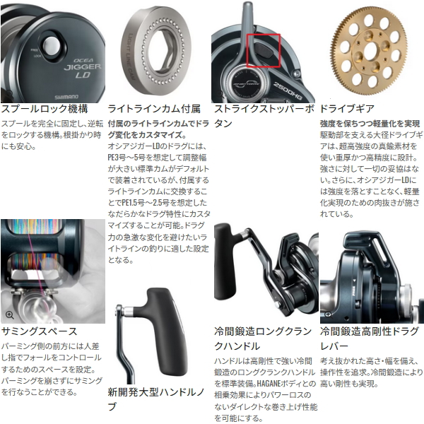 シマノ（SHIMANO） （26年3月新商品） 26 オシアジガー LD 2501HG（左