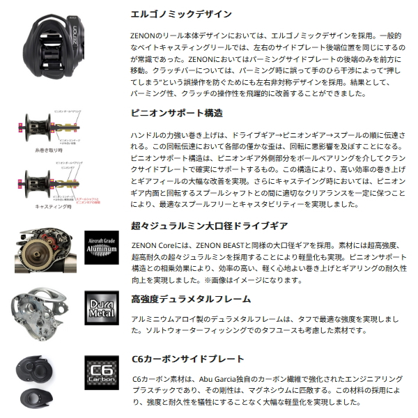 Abu Garcia（アブガルシア） （25年5月新商品） ゼノン コア HS8(右